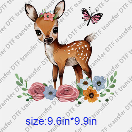 Animal Fawn DTF transfer ANM.229