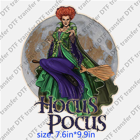 Hocus pocus Horror DTF Transfer PH-005