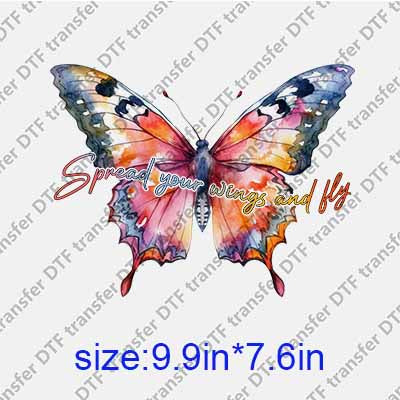 Butterfly DTF transfer BTF.077