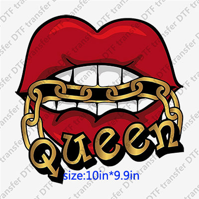 Hot Sexy Queen Lips DTF Transfers Lips.004