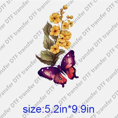 Butterfly DTF transfer BTF.076