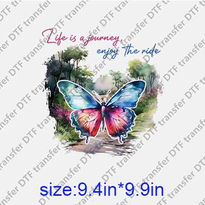 Butterfly DTF transfer BTF.061