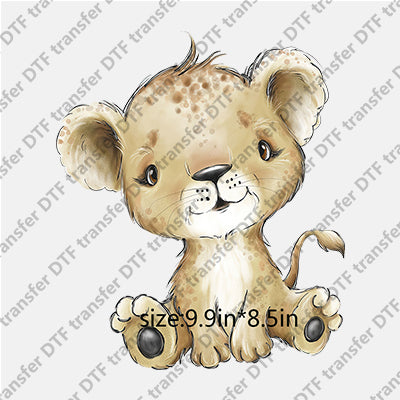 Cartoon Baby Lion DTF Transfers CARTOON.004