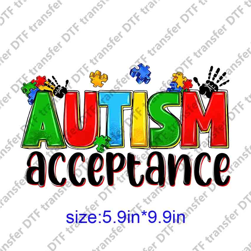 Autism DTF transfer Autism.015