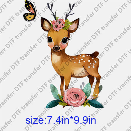 Animal Fawn DTF transfer ANM.227