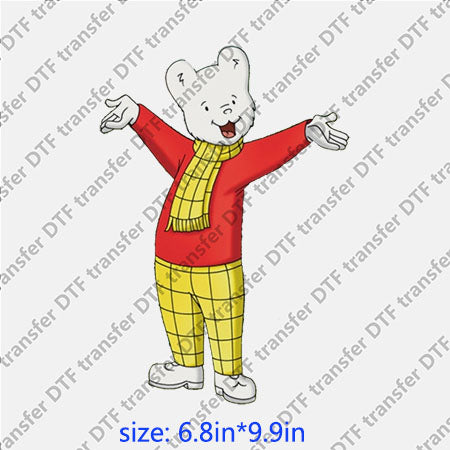 Rupert bear cartoon Gnomie DTF transfer GN.001