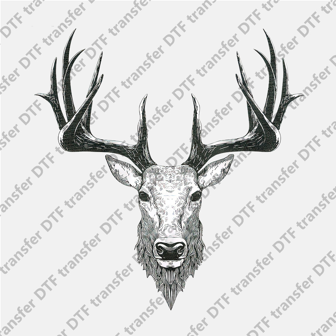 Deer Head DTF transfers CHA.012