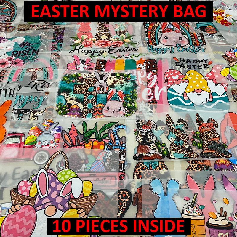 SUPER SALE for Festival Mystery Bag DTF Transfers Mixture 10 Pieces Inside Free Shipping