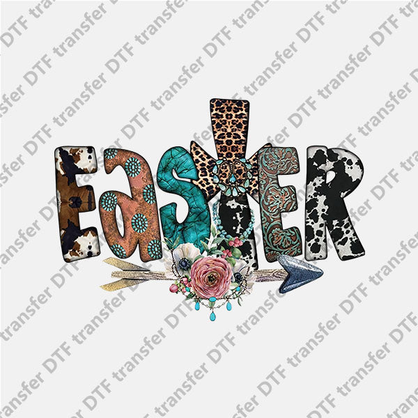 Easter Arrow Letters DTF transfers ET.002