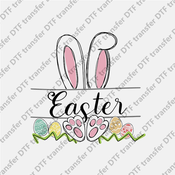 Easter Bunny Ears DTF transfers ET.004