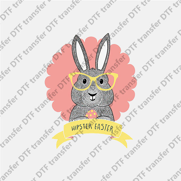 Easter Glasses Bunny DTF transfers ET.027