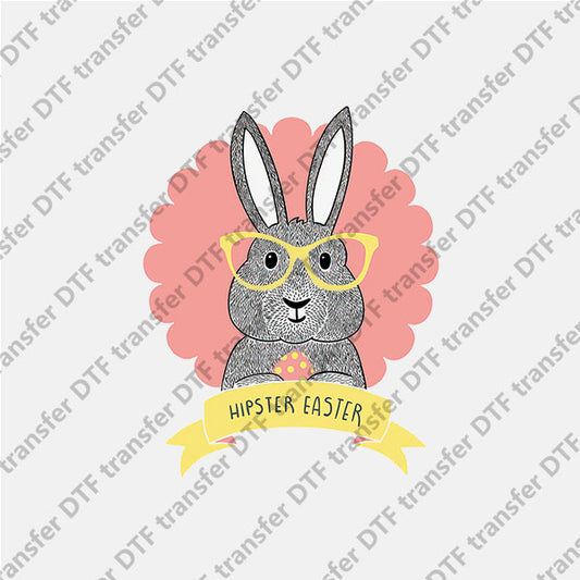 Easter Glasses Bunny DTF transfers ET.027