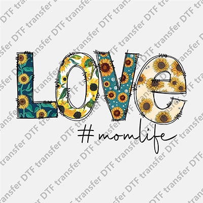 Love Momlife DTF transfers LOVE.010