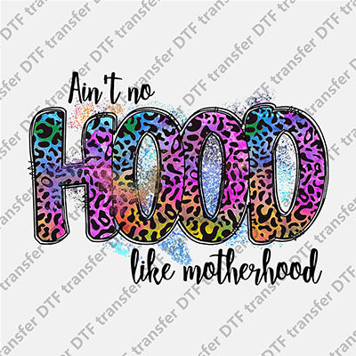 Colored Leopard Hood Letter DTF transfers MAMA.043