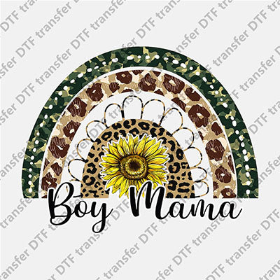 Boy Mama Rainbow DTF transfers MAMA.056