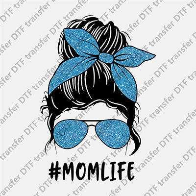 Momlife Messy Bun DTF transfers MOMLIFE.018