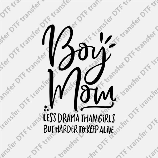 Boy Mom Letter DTF transfers NO.011