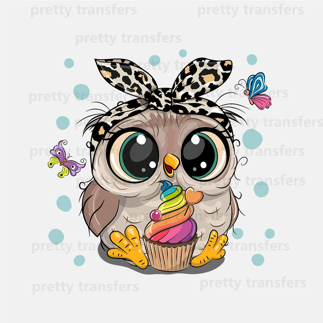 Owl Ice Cream DTF transfers NO.133