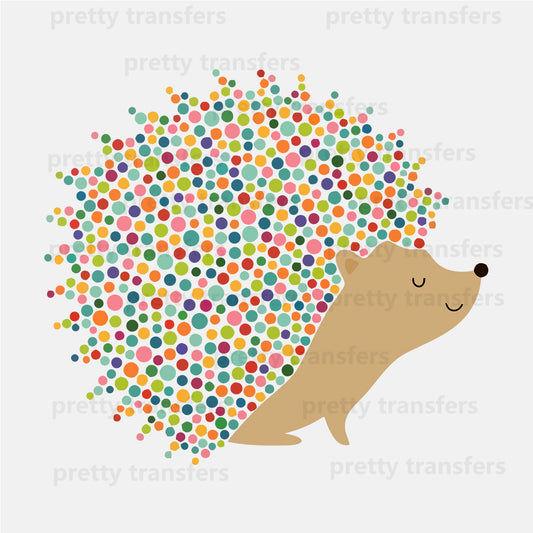 Colorful Hedgehog DTF transfers NO.162