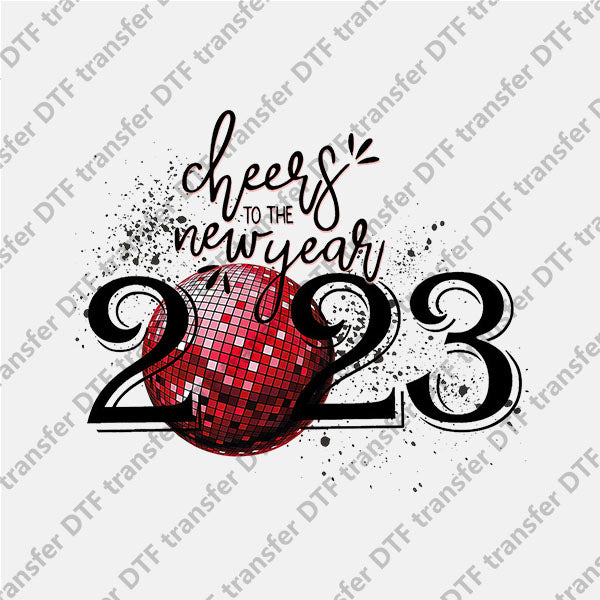 2023 New Year Red Ball DTF transfers 2023NY.006