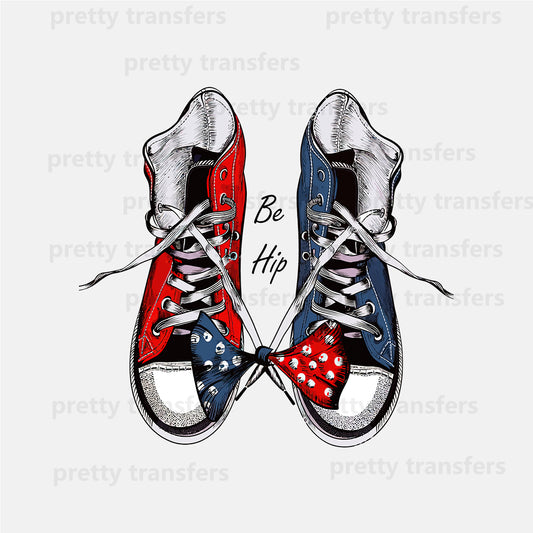 Be Hip Canvas Shoes DTF transfers NO.600