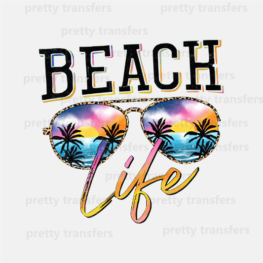 Sunglasses Beach DTF transfers NO.624