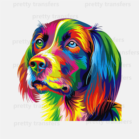 Colorful Dog Animal DTF transfers NO.683