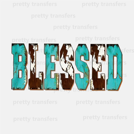 Blessed Letter DTF transfers NO.741