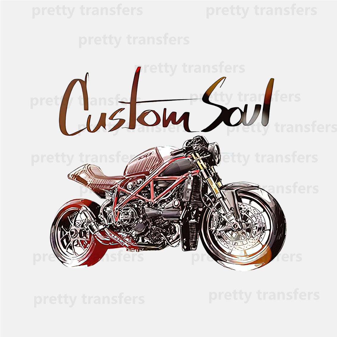 Custom Soul Motorcycle DTF transfers NO.742