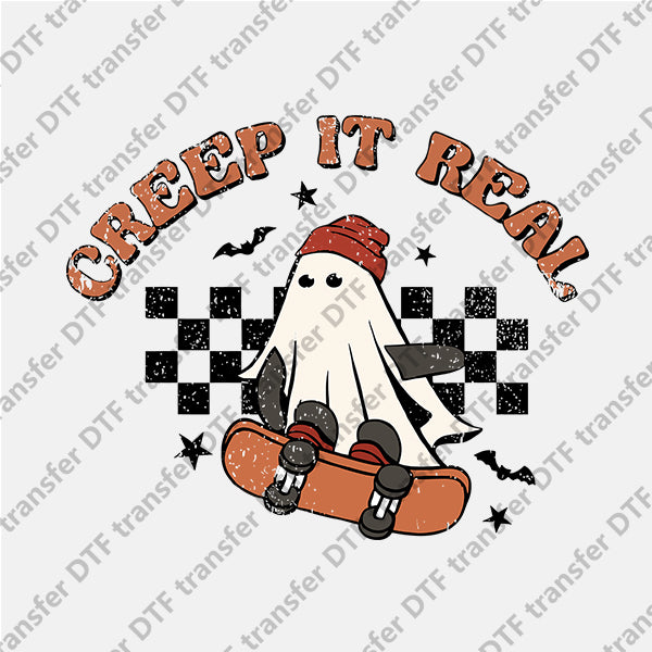 Halloween Skate Ghost DTF transfers NO.792