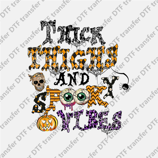 Halloween Eye Bowl Letter DTF transfers NO.804