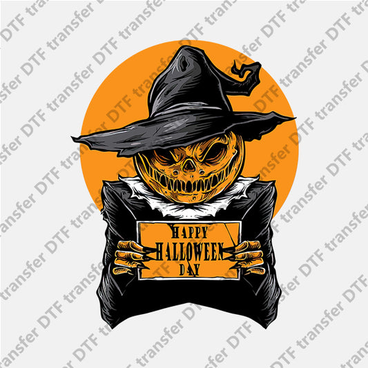 Halloween Pumpkin Witch DTF transfers NO.807