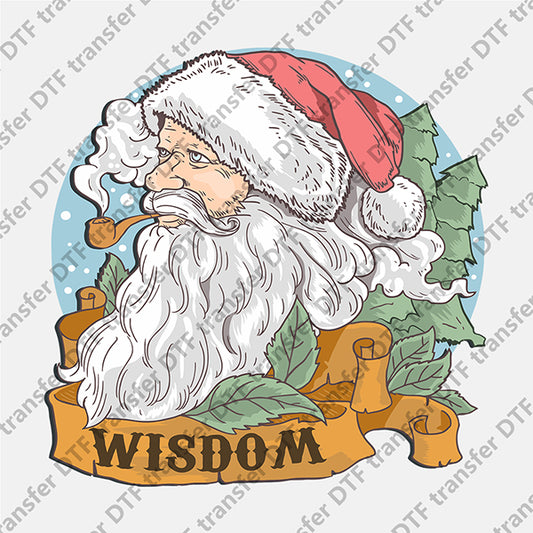 Christmas Wisdom Santa Claus DTF transfers NO.889