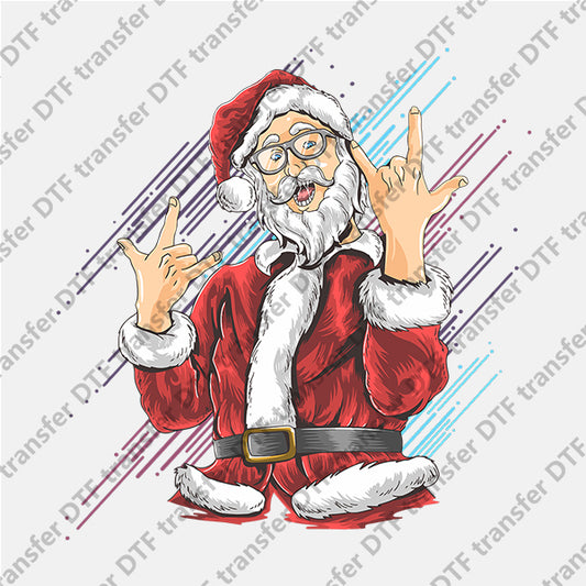 Christmas Santa Dancing DTF transfers NO.902