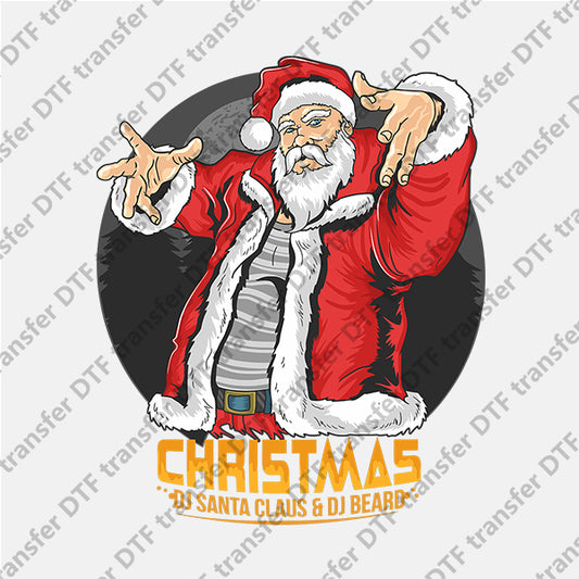 Christmas Fat Santa DTF transfers NO.913