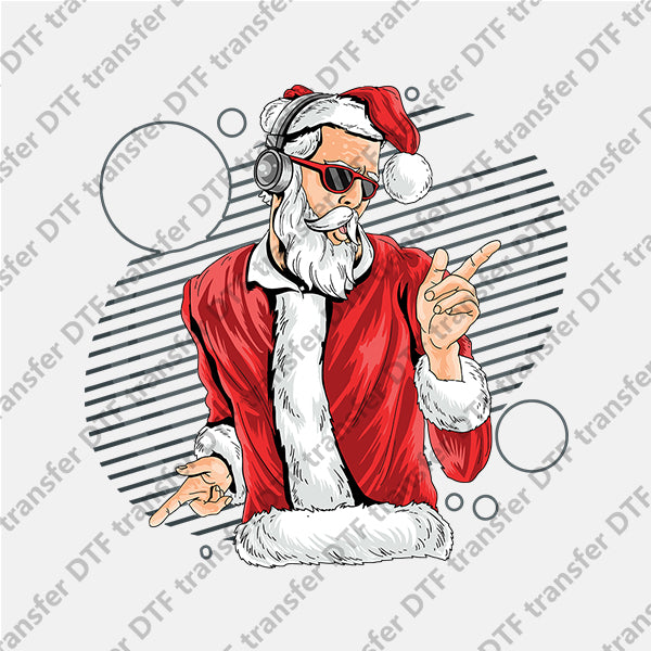 Christmas Santa Claus Dance DTF transfers NO.931