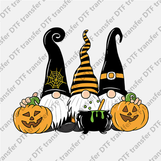 Halloween Three Little Gnomes DTF transfers NO.957