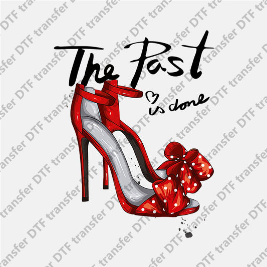 Red High Heeled Sandals DTF transfers NO.982