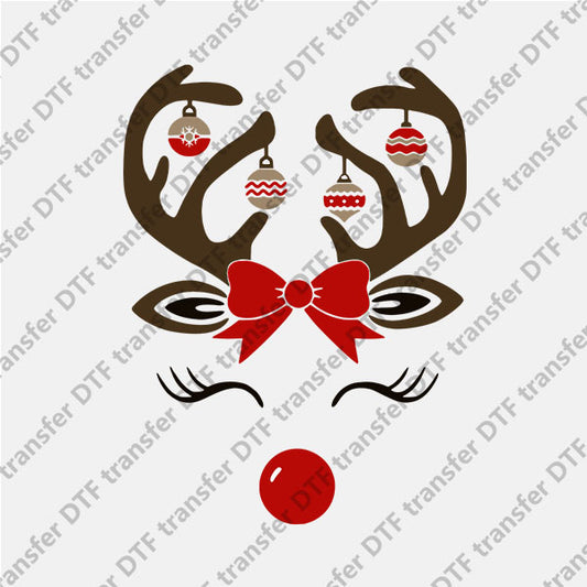 Christmas Cartoon Elk DTF transfers NO.983