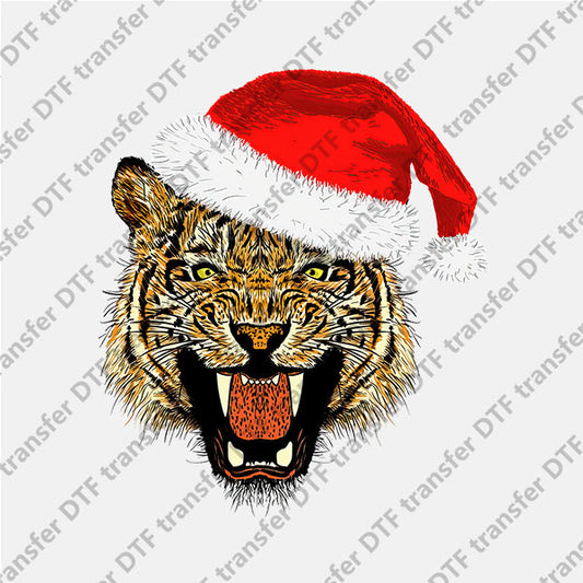 Christmas Tiger DTF transfers NO.994