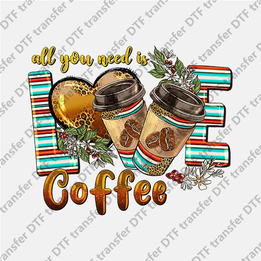 Valentine's Day Coffee LOVE DTF transfers VLT.014