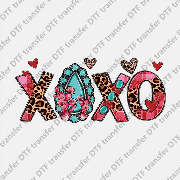 Valentine's Day XOXO Little Heart DTF transfers VLT.039