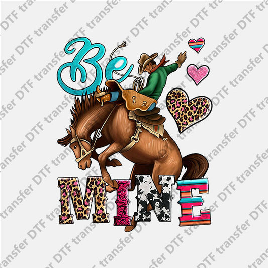 Valentine's Day Be Mine Cavalier DTF transfers VLT.079