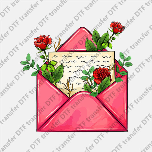 Valentine's Day Love Envelope DTF transfers VLT.092