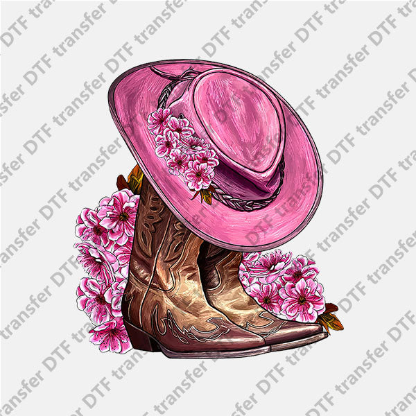 Valentine's Day Hat and Boots DTF transfers VLT.094